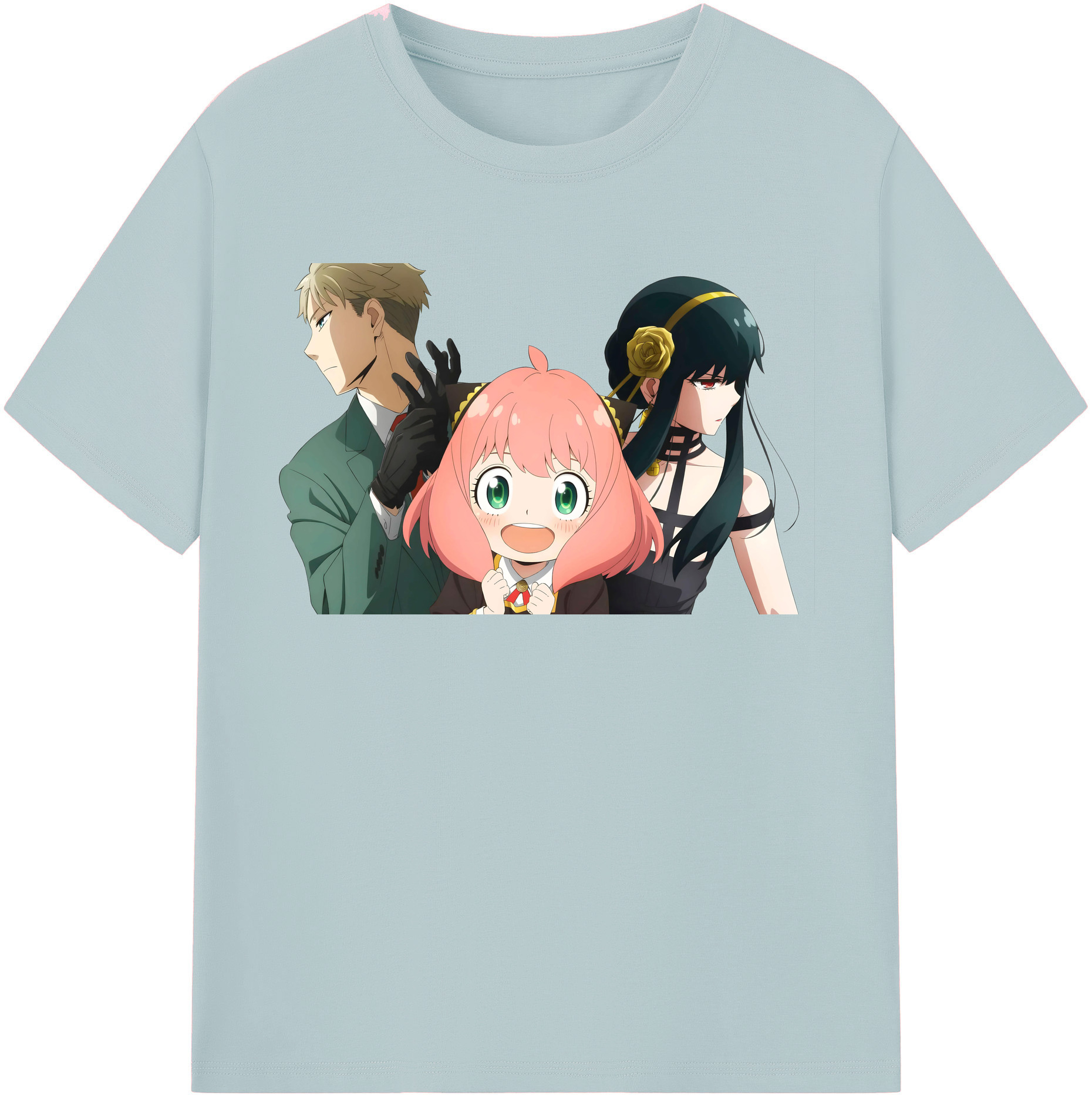 （画像用） SPY×FAMILY间谍家家酒 綿100％半袖Tシャツ（フロントプリント）